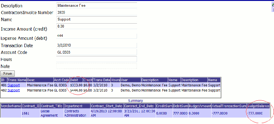 contract writing system